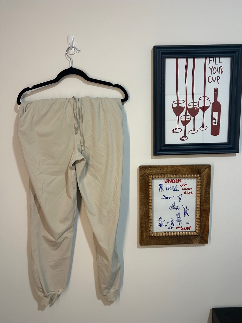Tan Lululemon Joggers - Olympic Edition